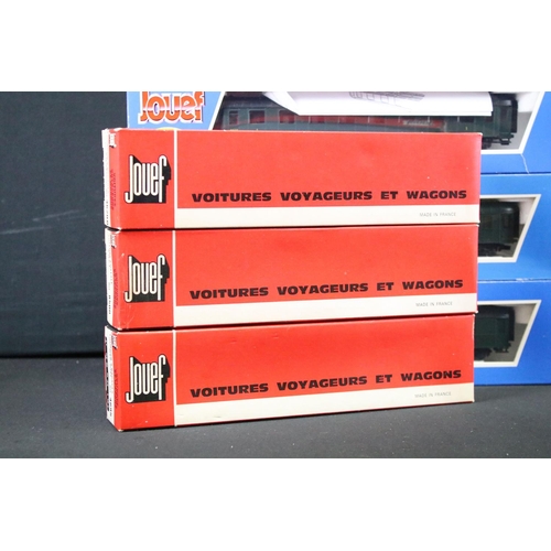 37 - 14 Boxed Joeuf HO gauge items of rolling stock to include 511400 Rivets 2E CL, 6240, 8500, 530900 et... 