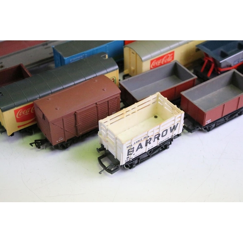 48 - 30 OO gauge items of rolling stock to include Hornby, Triang, Airfix etc featuring coaches, vans and... 