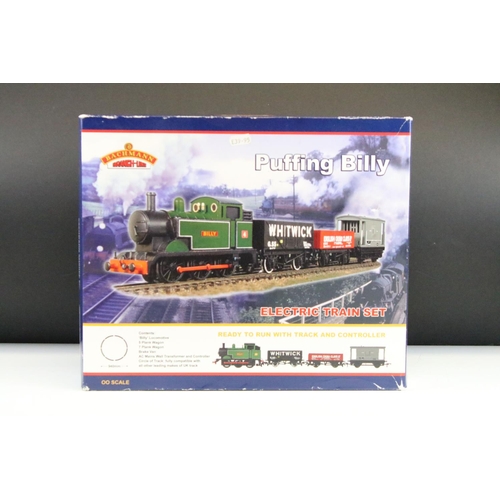 61 - Boxed Bachmann OO gauge 30005 Puffing Billy train set plus a boxed Hornby OO gauge RS691 Clockwork G... 