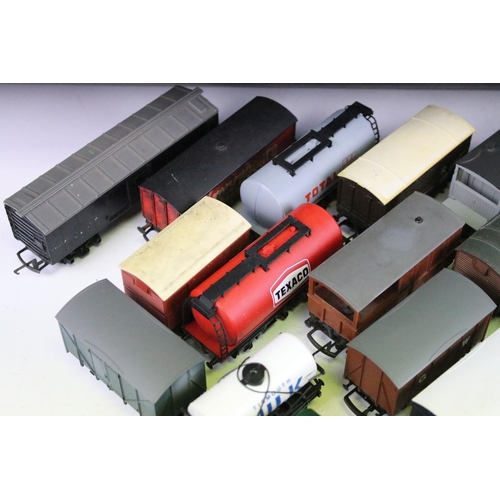 63 - 37 OO gauge items of rolling stock to include wagons, vans and tankers, mainly Hornby examples