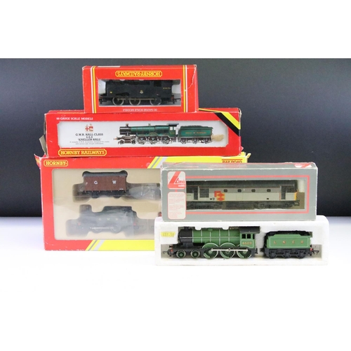 65 - Four boxed OO gauge locomotives to include Hornby Railroad R2670 Railroad Train Pack, Hornby R053 BR... 