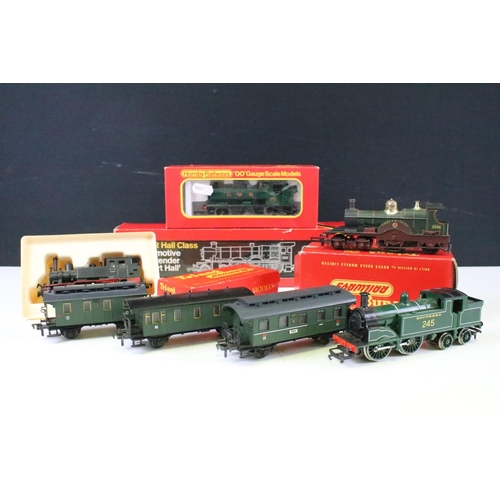 80 - Three boxed Hornby / Triang OO gauge locomotives to include R759 GWR Loco Albert Hall, R041 GWR 0-6-... 