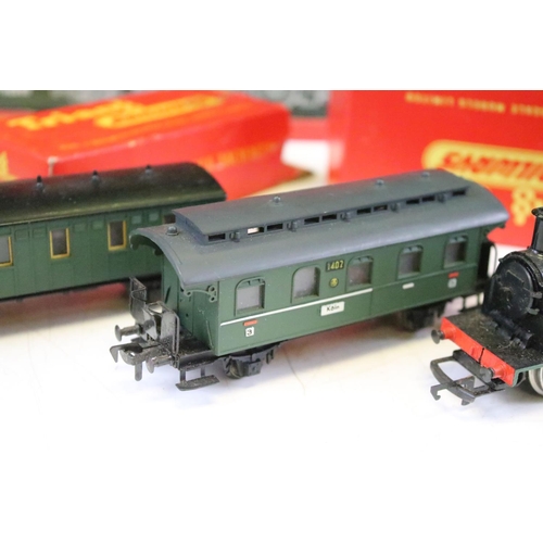 80 - Three boxed Hornby / Triang OO gauge locomotives to include R759 GWR Loco Albert Hall, R041 GWR 0-6-... 