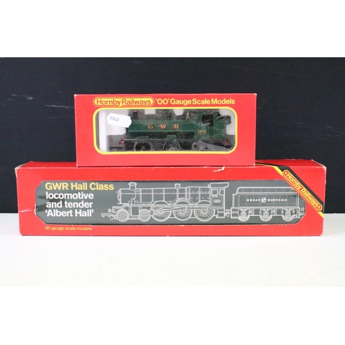 80 - Three boxed Hornby / Triang OO gauge locomotives to include R759 GWR Loco Albert Hall, R041 GWR 0-6-... 