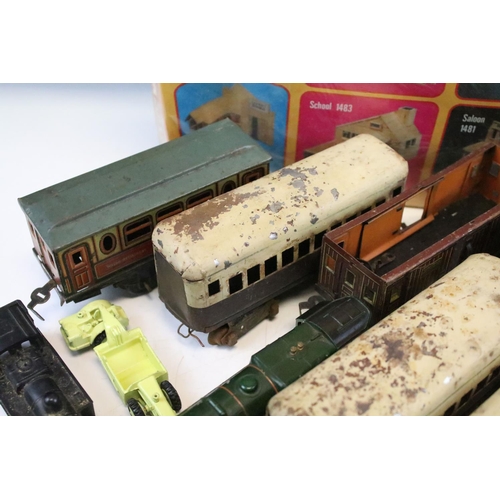 95A - Quantity of OO & O gauge model railway to include 8 x Adolph Schumann O gauge items of rolling stock... 