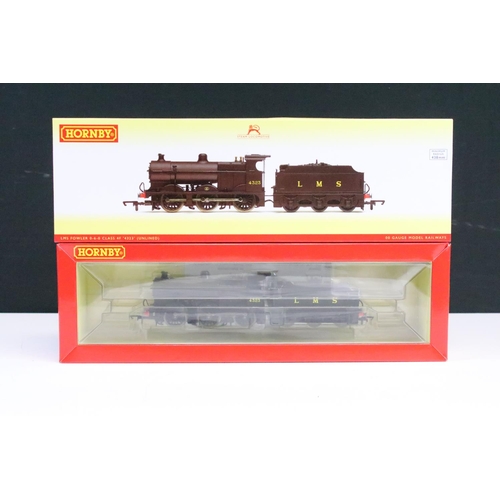 107 - Two boxed Hornby OO gauge locomotives to include R3313 LMS Fowler 0-6-0 Class 4F 4323 (Unlined) and ... 