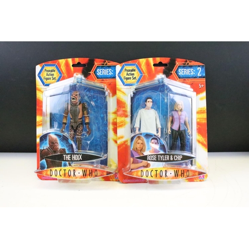 289 - Collection of nine carded/ boxed Doctor Who Series 2 action figures to include Dalek Sec, The Hoix, ... 