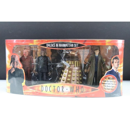 293 - Collection of four boxed Doctor Who action figures to include The Doctor & RC K-9, Radio Controlled ... 