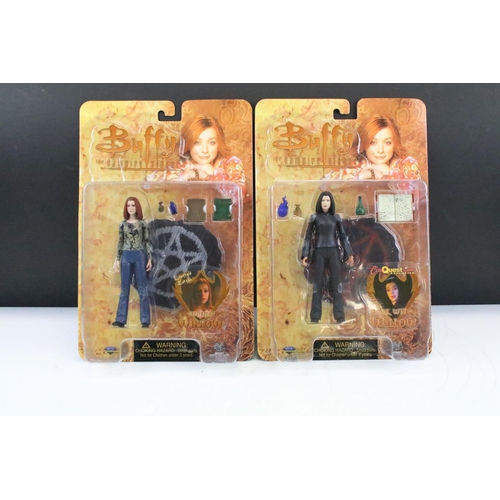 294 - Collection of six carded Diamond Select Willow's from Buffy The Vampire Slayer action figures to inc... 