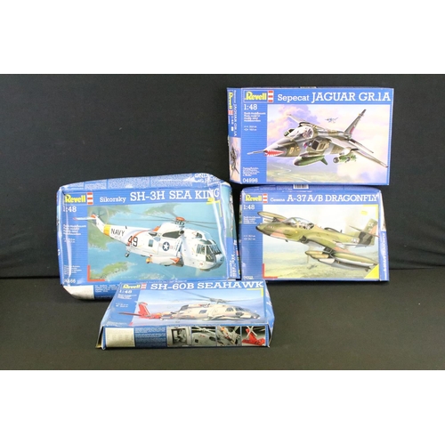 171 - 14 boxed and unbuilt Revell 1/48 scale plastic model kits to include 04896, 04513, 04662, 04519, 045... 