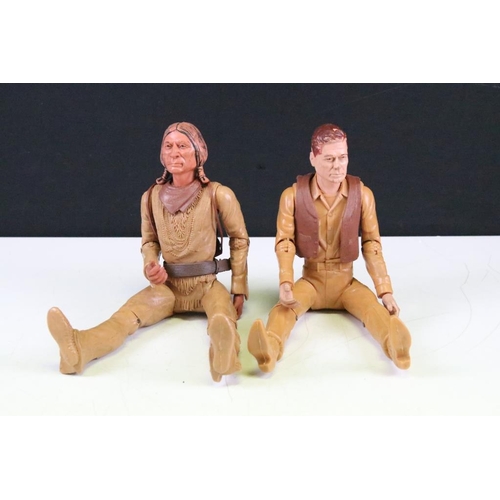 271 - Marx Toys Johnny West Cowboy & Chief Cherokee The Action Indian action figures, with Marx horse and ... 