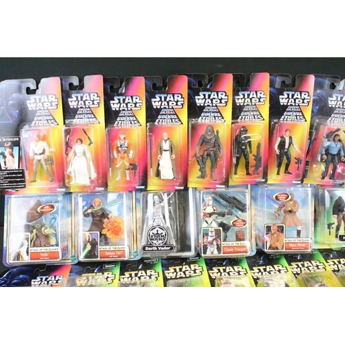 272 - Star Wars - Collection of 30 Kenner Star Wars carded figures to include 14 x Kenner Power Of The For... 