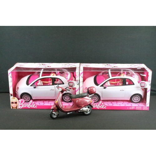 Barbie fiat and doll hot sale set