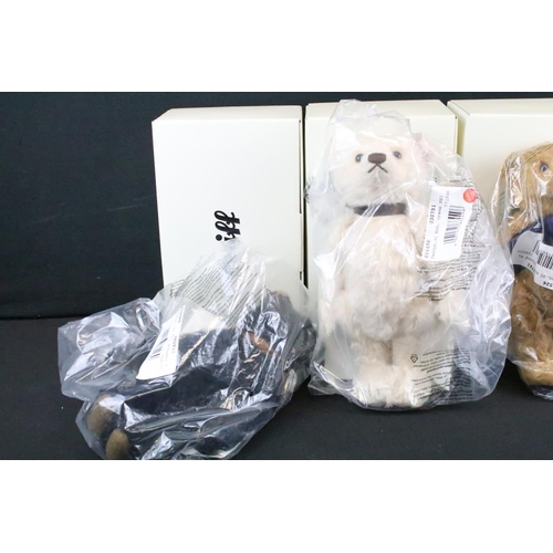 1507 - Steiff - Six boxed ltd edn Steiff teddy bears to include Sebastian No. 664793 (Bear and paperwork wi... 