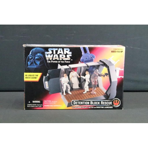 277 - Star Wars - Four boxed Kenner Star Wars The Power Of The Force play sets and related items featuring... 