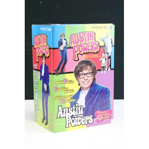 281 - Three boxed McFarlane Toys Austin Powers Special 9