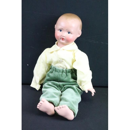 1584 - Nine early 20th C German dolls to include Armand Marseille baby 351/2 3/4k, Heubach Koppelsdorf 275.... 