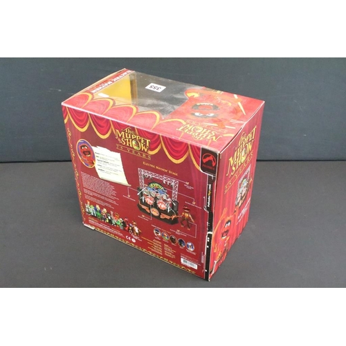 355 - Boxed Palisades ' The Muppet Show 25 Years ' Electric Mayhem Stage set (contents ex, box shows tear ... 