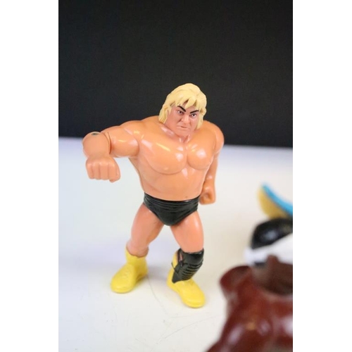 482 - WWF / WWE Wrestling - 12 Hasbro WWF figures to include Koko B Ware with , Hacksaw Jim Duggan with 4x... 