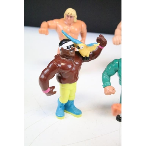 482 - WWF / WWE Wrestling - 12 Hasbro WWF figures to include Koko B Ware with , Hacksaw Jim Duggan with 4x... 