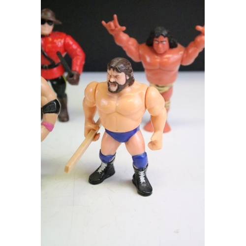 482 - WWF / WWE Wrestling - 12 Hasbro WWF figures to include Koko B Ware with , Hacksaw Jim Duggan with 4x... 