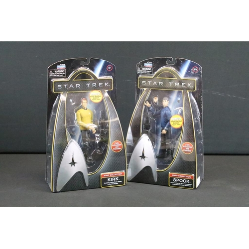 402 - Ten carded Playmates Start Trek action figures to include 6 x Warp Collection (Nero, Scotty, Origina... 