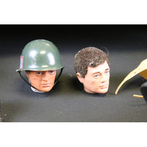 405 - Action Man - Seven Action Man figures (3 x Palitoy, 4 x CPG - heads detached), together with a large... 