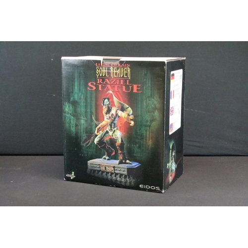 407 - Collection of four boxed Eidos Legacy Of Kain Soul Reaver figures to include Crystal Dynamics Raziel... 