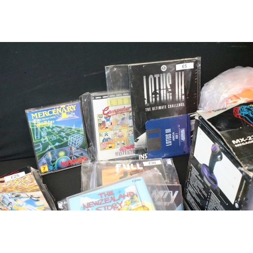 410 - Retro Gaming - Collection of games and accessories to include Atari 2600 console boxed Saitek Megagr... 