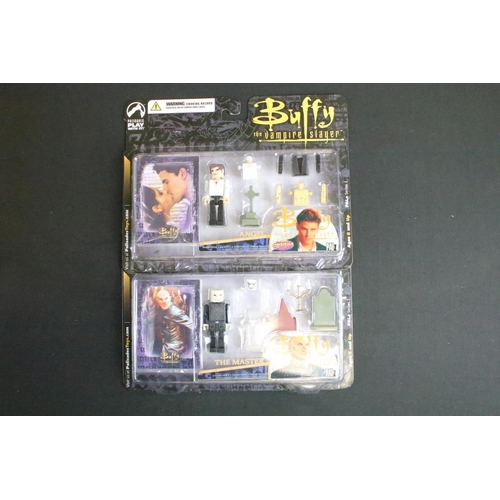 416 - Collection of 20 boxed and carded Diamond Select and Moore Action Buffy The Vampire Slayer action fi... 