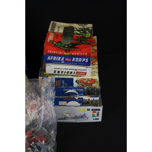 189 - 15 Boxed Airfix plastic military figure sets to include Confederate Infantry, Union Infantry, Afrika... 