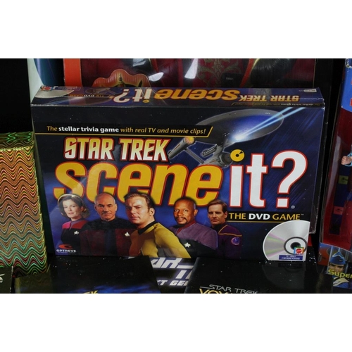 238 - Mixed toys, games & TV related collectables, to include 2 signed Star Trek photographs with CoA (J. ... 