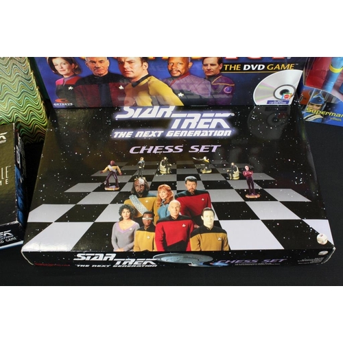 238 - Mixed toys, games & TV related collectables, to include 2 signed Star Trek photographs with CoA (J. ... 