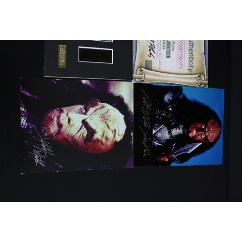 238 - Mixed toys, games & TV related collectables, to include 2 signed Star Trek photographs with CoA (J. ... 