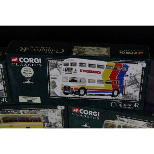 1355 - 12 boxed Corgi diecast models to include 4 x The Connoisseur Collection models featuring 35305, 3380... 