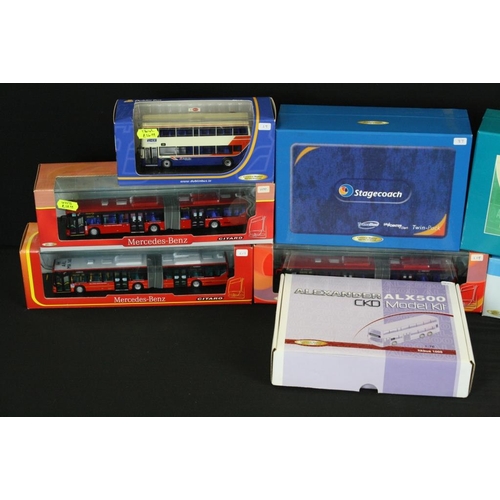 1358 - Eight boxed / cased Creative Master diecast model buses to include Ukbus3004 Stagecoach Twin-Pack, U... 