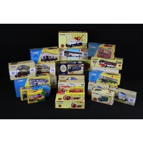 1359 - 25 boxed Corgi diecast models to include examples from The Showman's Range, Guinness, Corgi Classics... 