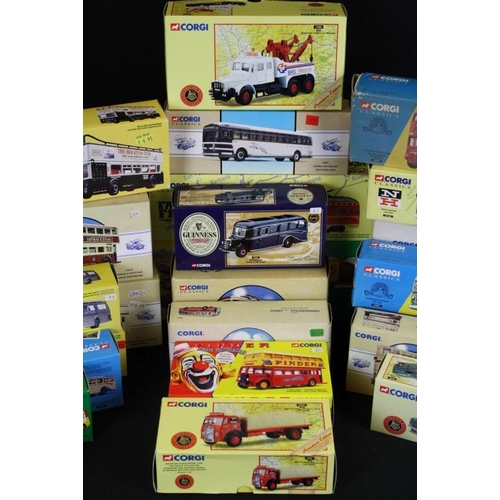 1359 - 25 boxed Corgi diecast models to include examples from The Showman's Range, Guinness, Corgi Classics... 