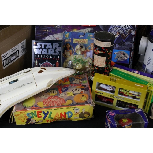 257 - Collection of mixed toys and games to include The Visible Man Assembly Kit, boxed Corgi diecast mode... 