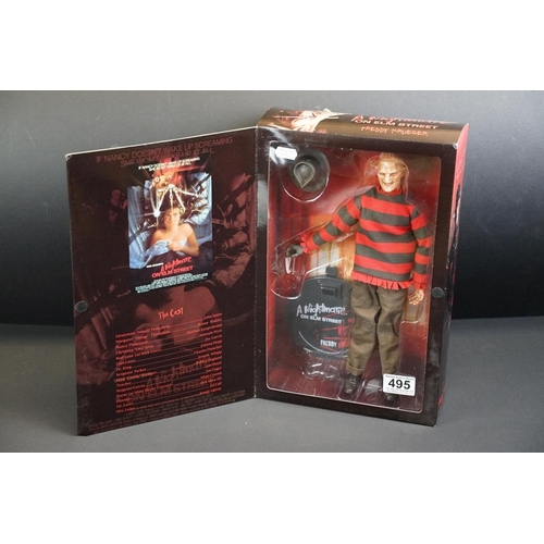 495 - Boxed Sideshow Collectables A Nightmare On Elm street Freddy Krueger 12