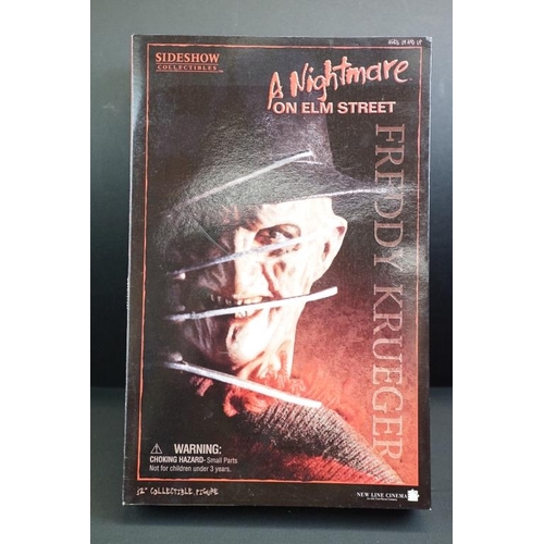 495 - Boxed Sideshow Collectables A Nightmare On Elm street Freddy Krueger 12