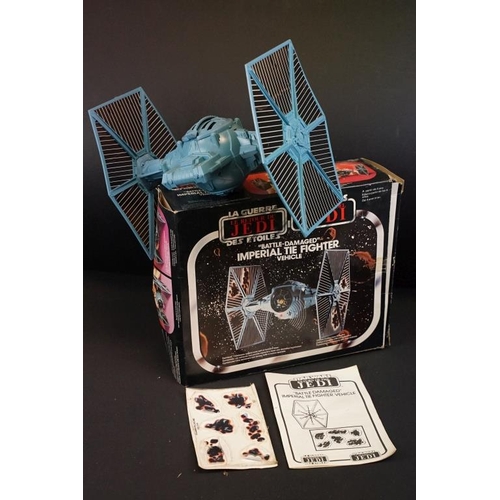 496 - Star Wars - Two original boxed Palitoy Star Wars Return Of The Jedi vehicle sets to include Battle D... 