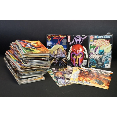 387A - Comics - Collection of various comics to include examples from mainly Marvel featuring Detective Com... 