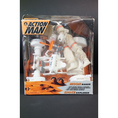 395 - Action Man - Two boxed Hasbro Action Man figure sets to include Moon Raker Space Explorer (split box... 