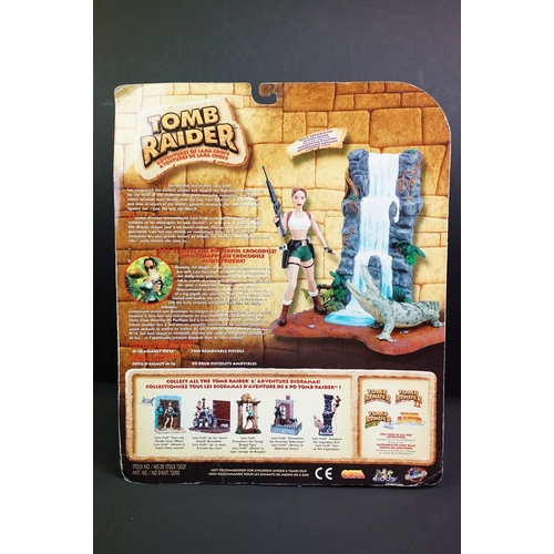 424 - Five carded Playmates Tomb Raider 'Adventures Of Lara Croft' action figure sets to include Lara Crof... 