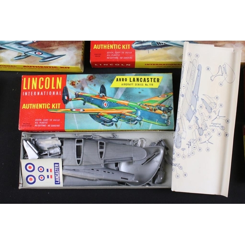 226 - 24 Boxed plastic aircraft model kits to include 15 x Lincoln International (115 Venom F.B.4, 107 Han... 