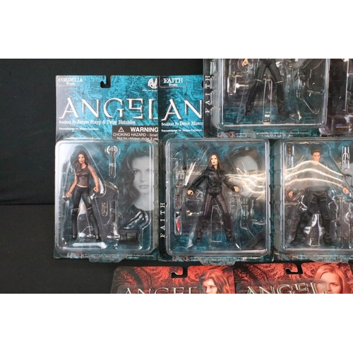 418 - Collection of 11 carded Angel action figures featuring 5 x Diamond Select examples to include Just R... 