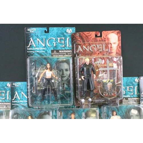 418 - Collection of 11 carded Angel action figures featuring 5 x Diamond Select examples to include Just R... 