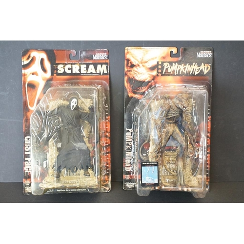 358 - Collection of 11 carded film and TV related figures to include 11 x McFarlane Toys Movie Maniacs 3 f... 