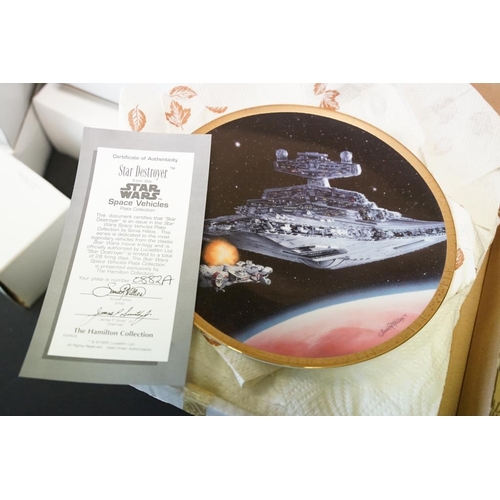 360 - Star Wars - Collection of 15 boxed and unboxed The Hamilton Collection and Bradford Exchange Collect... 